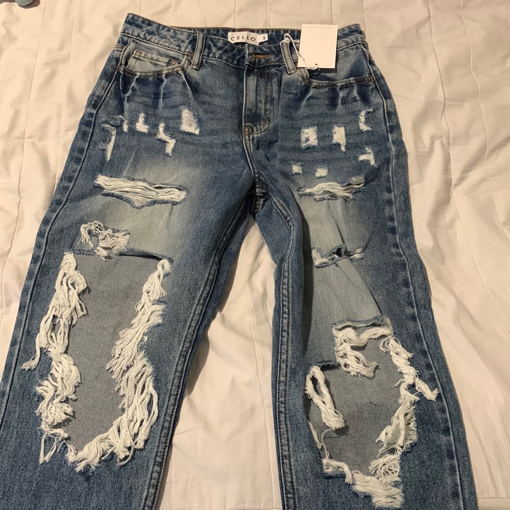 Cello jeans very nice blue color jeans . NOT BEEN WORN !